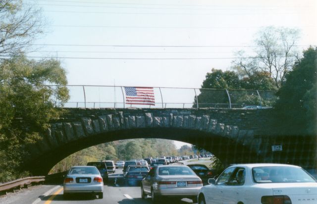 Flags on Bridges