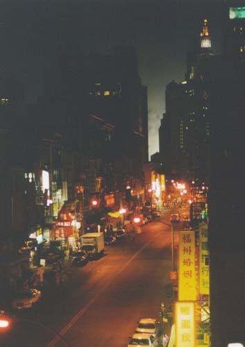 Chinatown from the Manhattan Bridge 9/15/2001